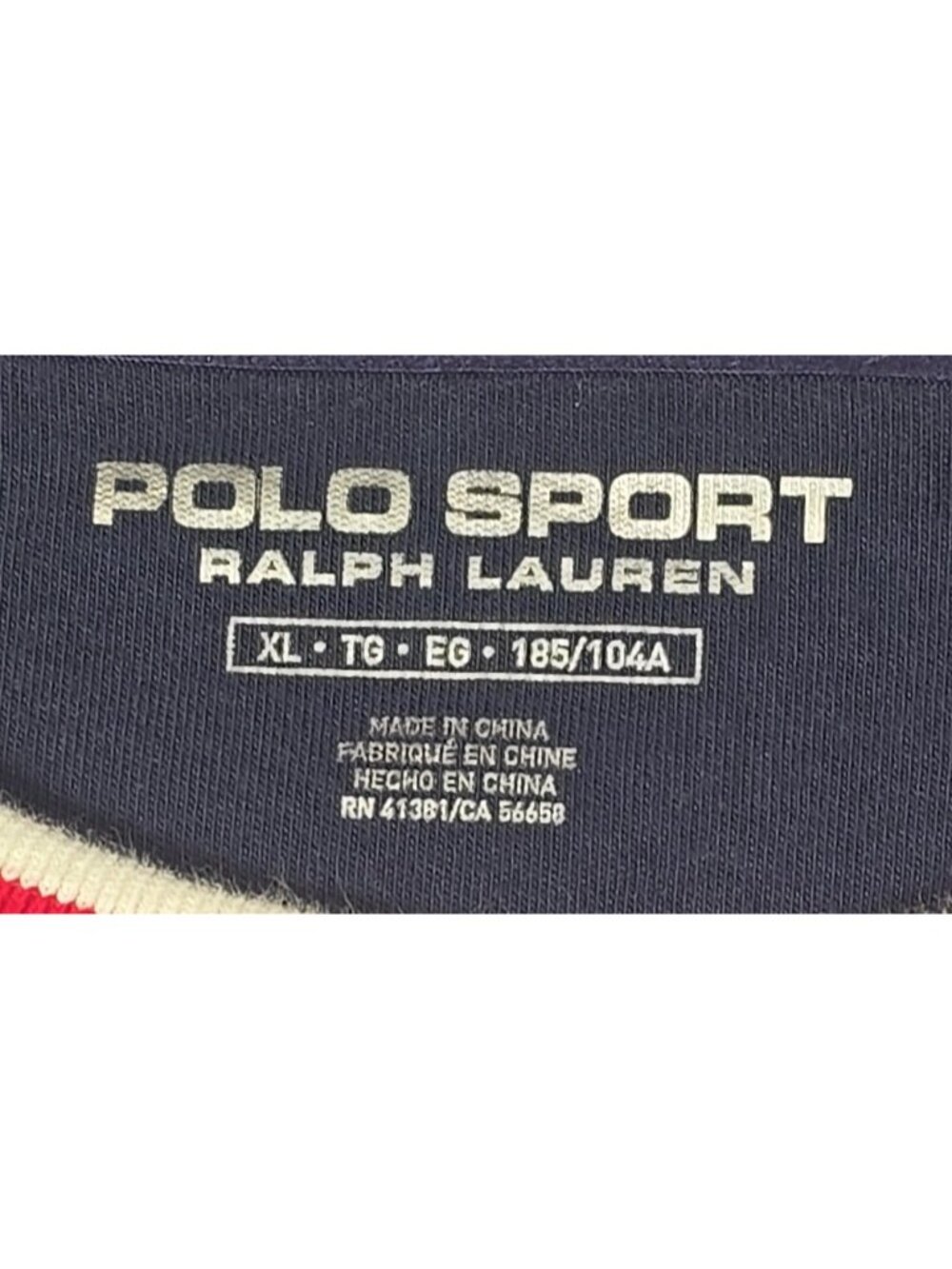 Ralph Lauren Polo Sport Big Pony Pullover Sweatshirt Long Sleeve Blue Women's XL - Picture 7 of 8
